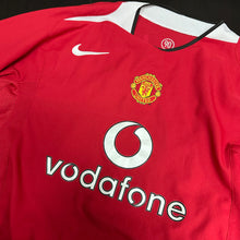 Load image into Gallery viewer, 2005-06 Manchester United｜Home Long Sleeve｜#7 Ronaldo｜UEFA Europa League Full Set｜90% New｜XL｜2005-06 Manchester United Home L/S #7 Ronaldo UCL Set (XL)
