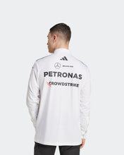 將圖片載入圖庫檢視器 MERCEDES - 2025 AMG Petronas F1 Team Polo Long Sleeve - White
