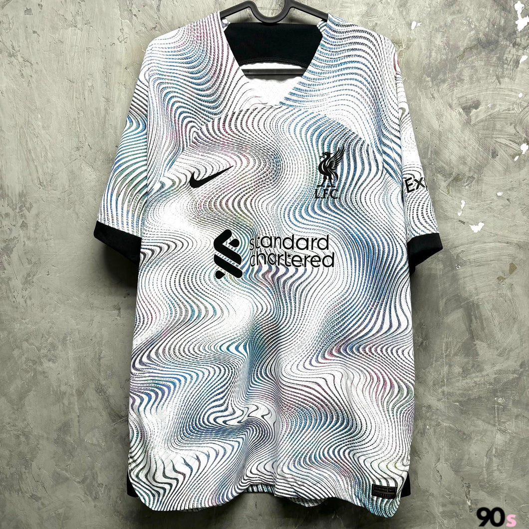 2022-23 利物浦｜作客｜球員版｜95%new｜XL｜2022-23 Liverpool Away Vapor Match ( XL )