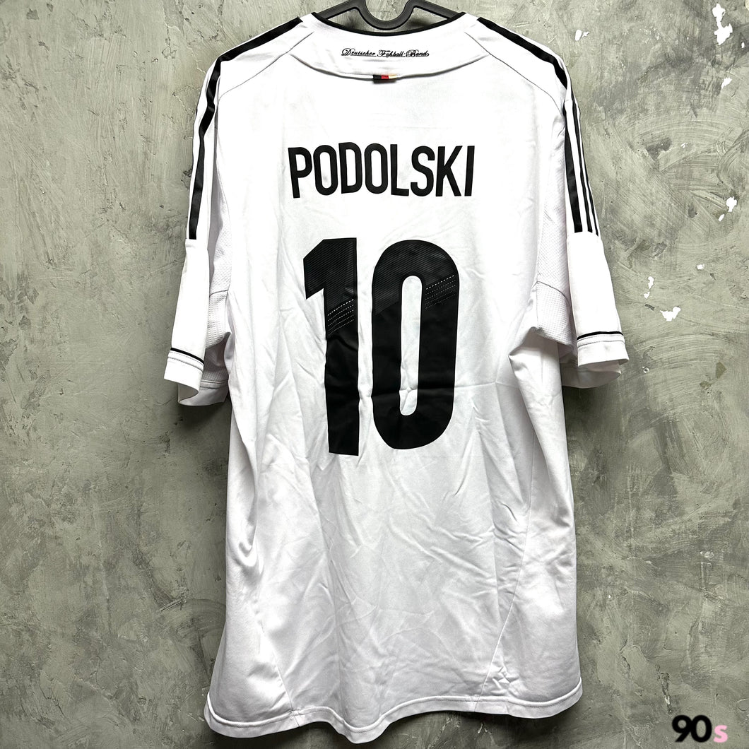 2012-13 德國｜主場｜球員版｜#10 普度斯基｜95% New｜XL｜2012-13 Germany Home #10 Podolski Authentic ( XL )