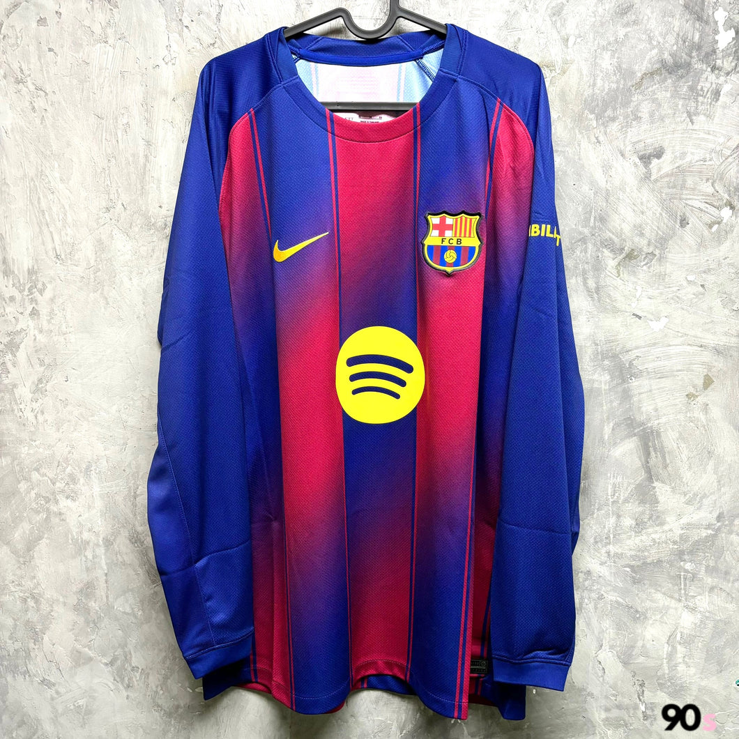 2025-26 巴塞隆拿｜主場長袖｜ BNWT｜2025-26 Barcelona Home L/S ( Multiple Sizes )