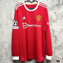 Load image into Gallery viewer, 2021-22 Manchester United｜Home Long Sleeve｜#7 Ronaldo｜UEFA Europa League Full Set｜BNWT｜L｜2021-22 Manchester United Home L/S #7 Ronaldo UCL Version ( L )
