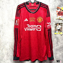 Load image into Gallery viewer, 2023-24 Manchester United｜Home Long Sleeve｜FA Cup Final Full Set｜BNWT｜2023-24 Manchester United Home L/S FA Cup Final Version ( Multiple Sizes )

