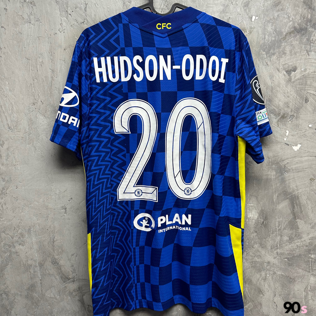 2021-22 Chelsea Home #20 Hudson - Odoi UCL Player Full Set (L)