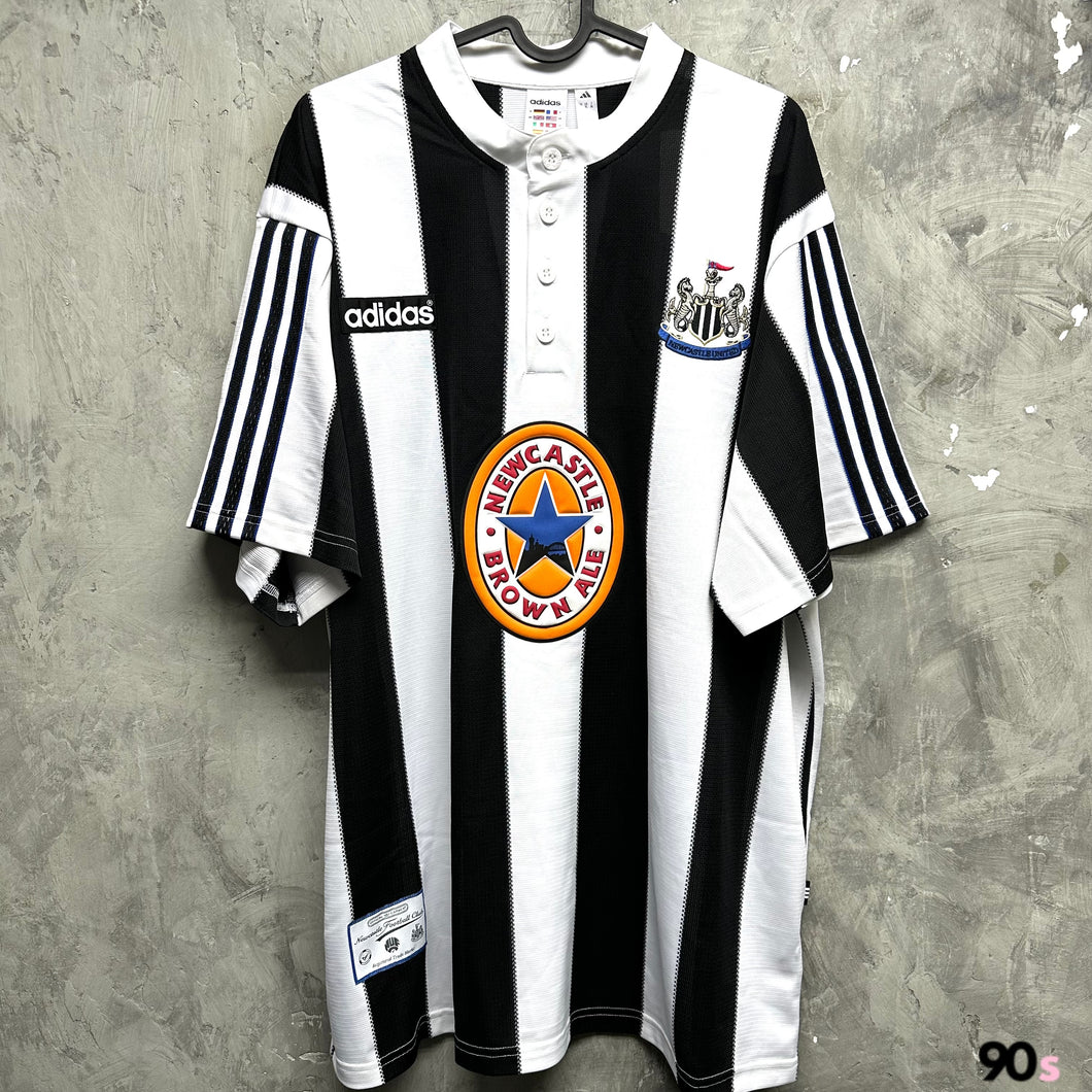 《原裝復刻》 1995-97 紐卡素 x Adidas 原裝復刻主場｜1995-97 Newcastle x Adidas Home Official Retro ( Multiple Sizes )