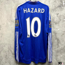 Load image into Gallery viewer, 2015-16 Chelsea Home L/S #10 Hazard EPL Set ( Size 8 )
