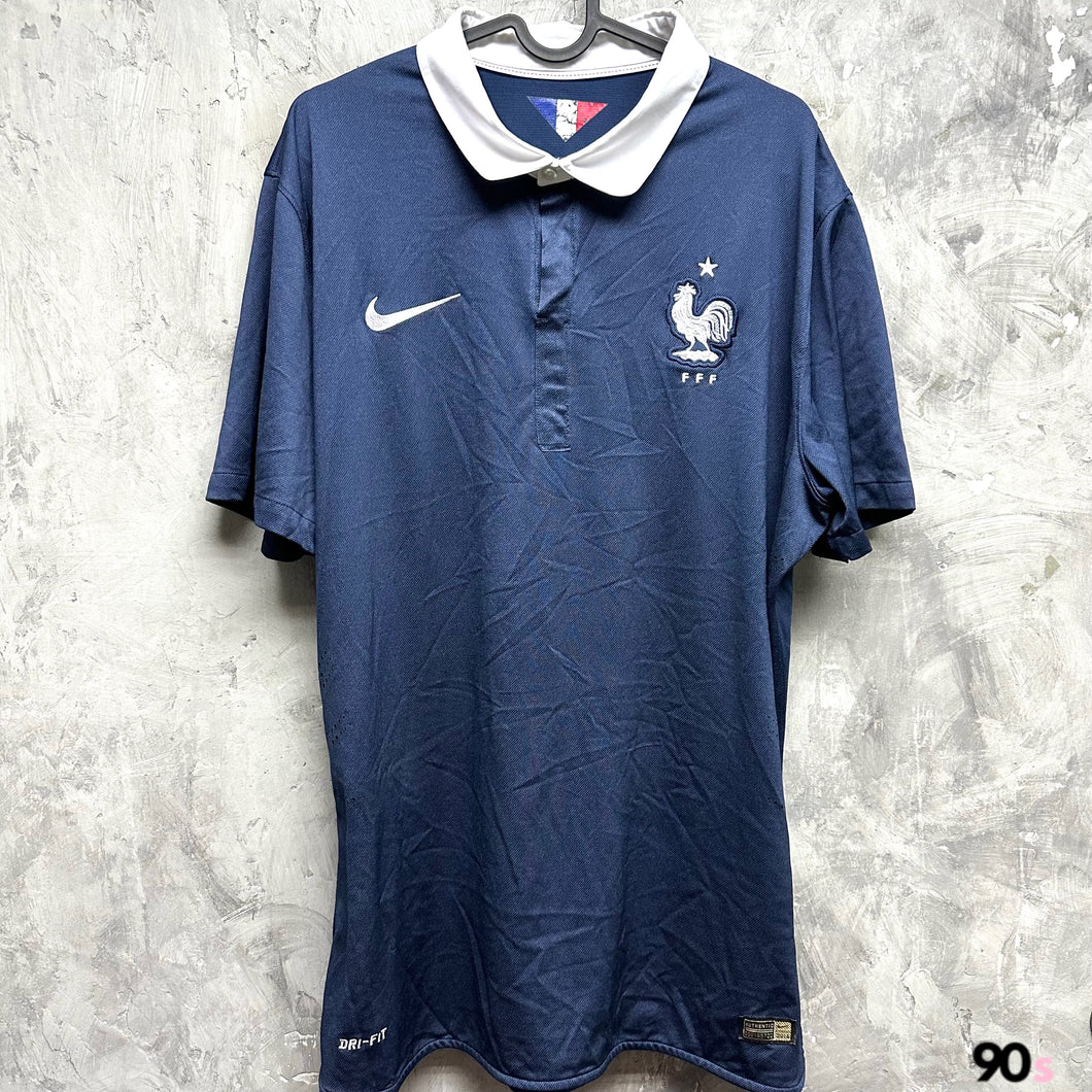 2014-15 France｜Home｜Player Edition｜90% New｜L｜2014-15 France Home Authentic (L)