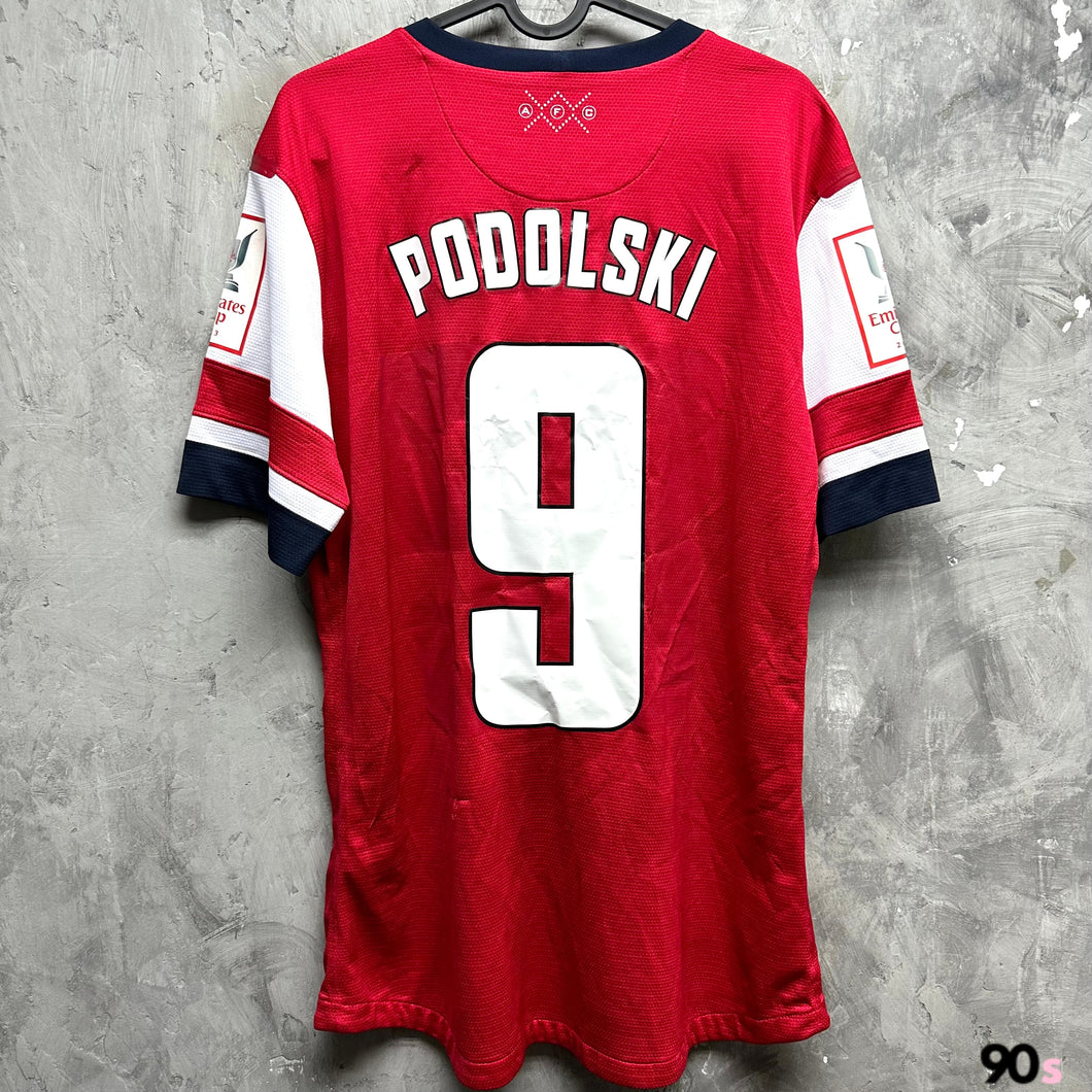 2013-14 Arsenal｜Home｜Dressing Room Player Issue｜#9 Podolski｜Emirates Cup 2013 Full Set｜90% New｜L｜2013-14 Arsenal Home #9 Podolski Emirates Cup 2013 Version Player Player Issue ( L ) 
