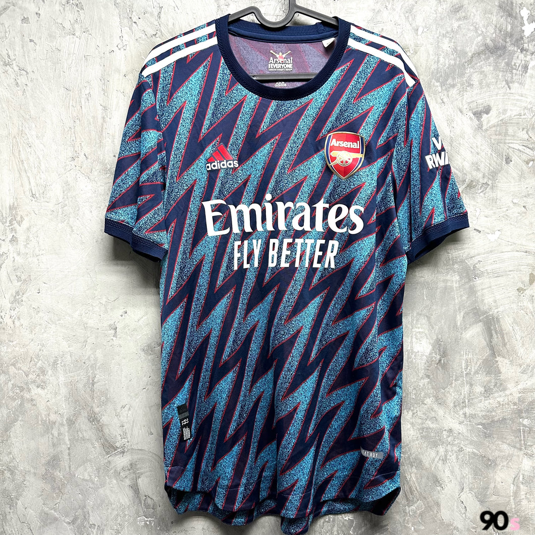 2021-22 Arsenal｜Second Away｜Player Edition｜95% New｜L｜2021-22 Arsenal Third Authentic ( L )