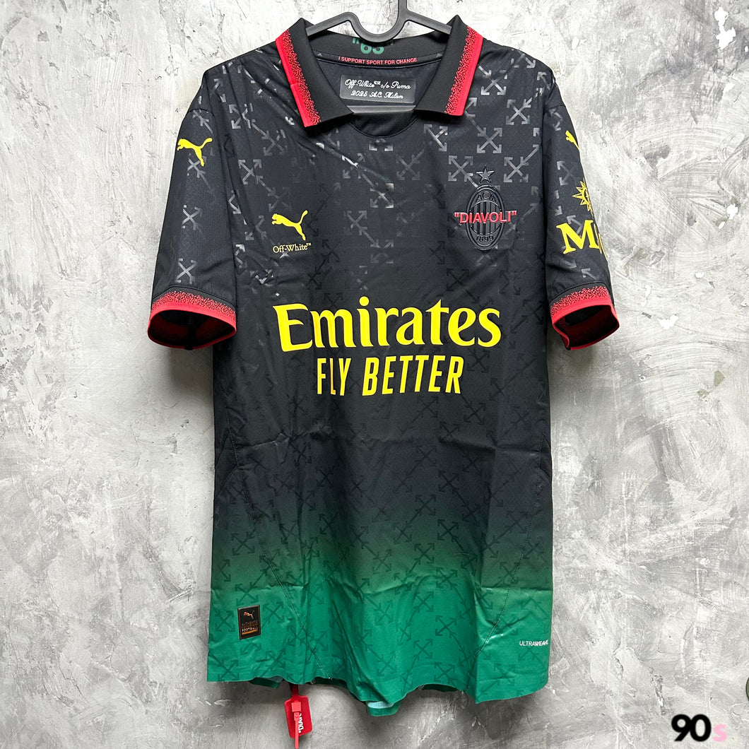 2024-25 AC米蘭｜x OFF-WHITE ｜特別版｜球員版｜Boxset｜2024-25 AC Milan x OFF-WHITE Authentic Box Set ( Multiple Sizes )