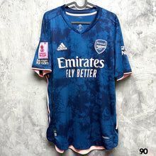 Load image into Gallery viewer, 2020-21 Arsenal｜Second Away｜Player Version｜#14 Aubameyang｜FA Cup Full Set｜BNWT｜L｜2020-21 Arsenal Third #14 Aubameyang FA Cup Version Authentic ( L )

