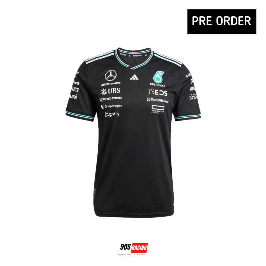 MERCEDES - 2025 AMG Petronas F1 Team Driver Jersey Authentic - Black