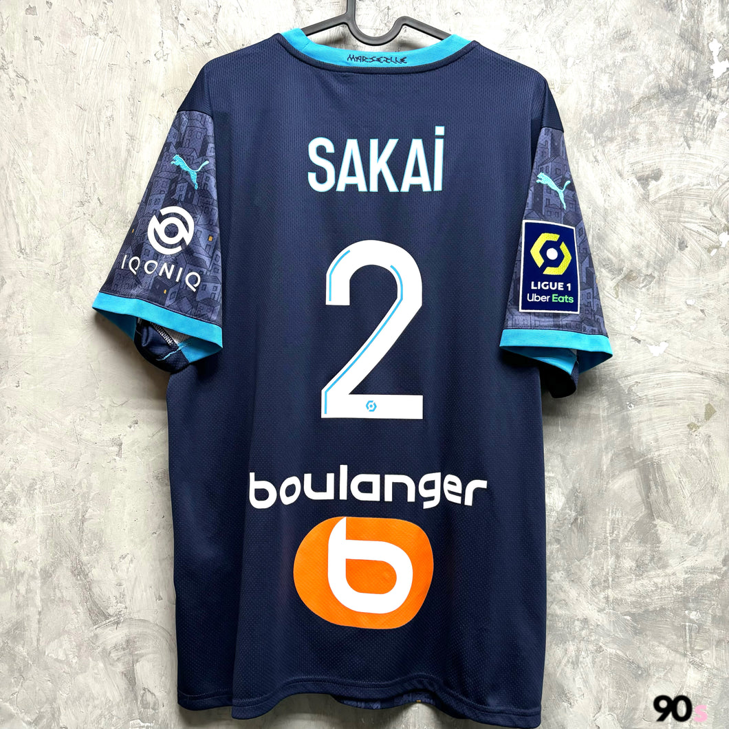 2020-21 馬賽｜作客｜#2 酒井宏樹｜法甲 Full Set｜BNWT｜L｜2020-21 Marseille Away #2 Sakai Ligue 1 Set ( L )
