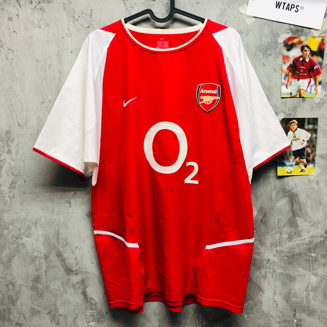 2002-04 阿仙奴｜主場｜85% New｜M｜2002-04 Arsenal Home(M)