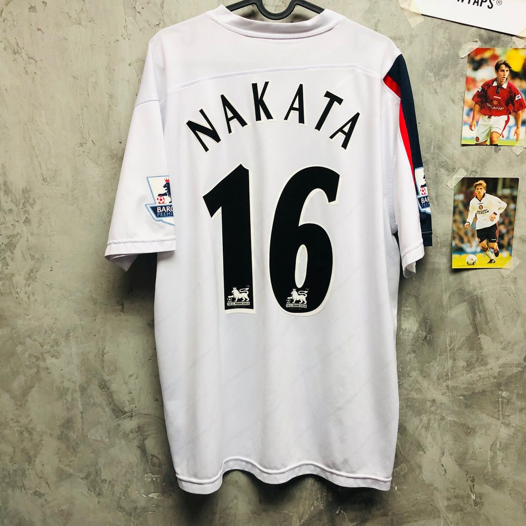 2005-06｜保頓｜主場｜#16 中田英壽｜英超Full Set｜80% New｜XL｜2005-06 Bolton Home #16 Nakata (EPL Full Set) (XL)