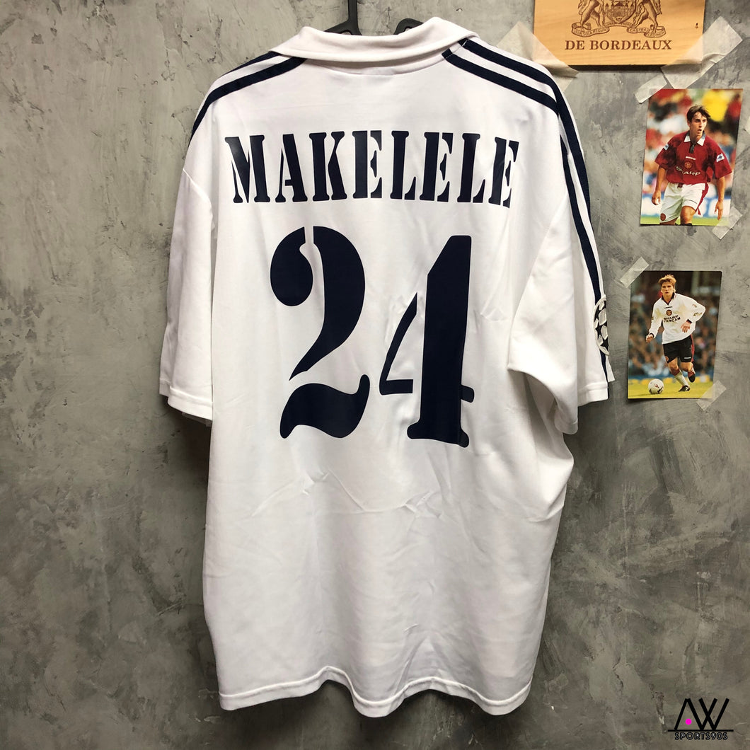 2001-02 皇家馬德里｜百週年主場｜歐聯｜#24 馬基利尼｜90% New｜L｜2001-02 Real Madrid Centenary Home #24 Makelele (L)